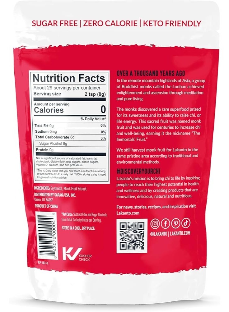 LAKANTO Monk Fruit Sweetener with Erythritol Classic 8.29 lb (235 g) - Image 4